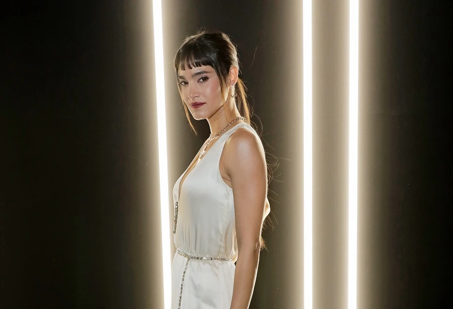 French-Algerian actress Sofia Boutella attends the dunhill x Dylan Jones Pre-BAFTA dinner. Getty
