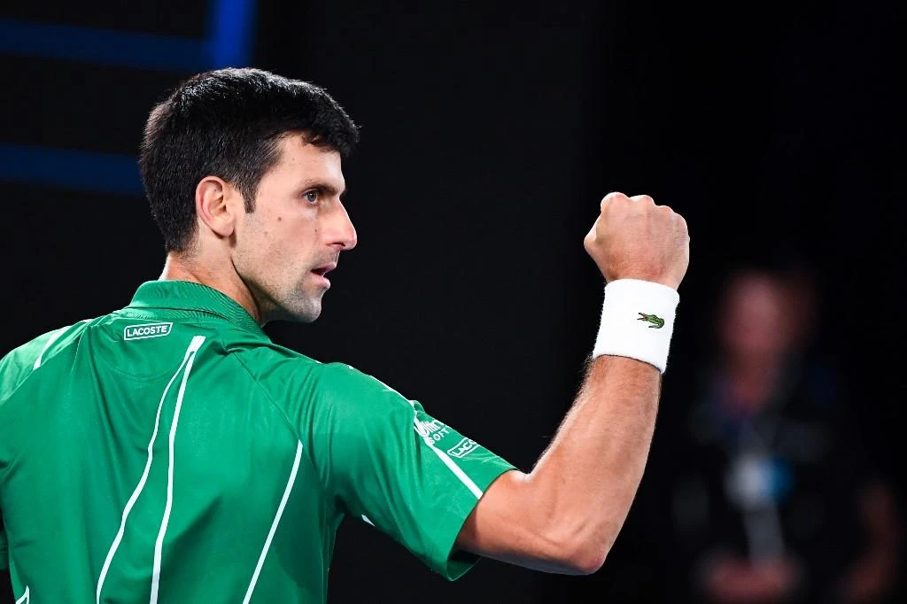 The indomitable Serb stretched his unbeaten streak this season to 13 by rallying from two sets to one down. (AFP)