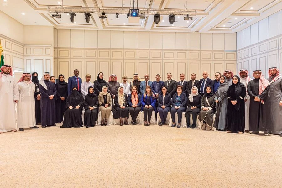 Sixteen Arab countires are participating in the meeting in partnership with the Arab League Educational, Cultural and Scientific Organization (ALECSO). (SPA)