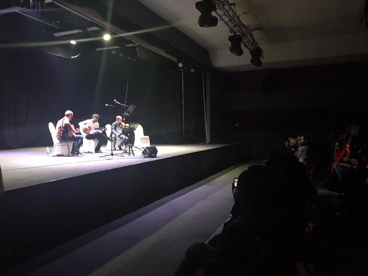 Steven Stark performed a mixture of his own songs and those of other Americans. (Supplied)