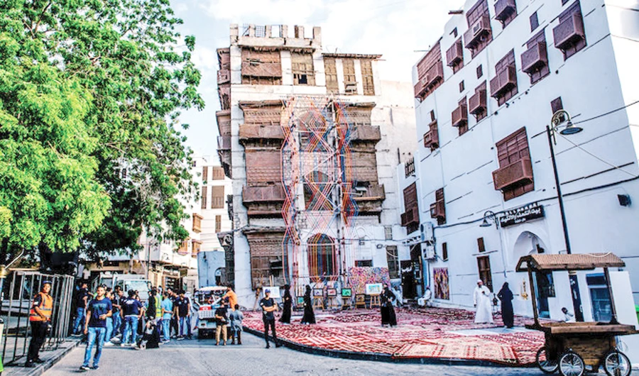 Jeddah’s historic Al-Balad district has been chosen for the program as it represents a cultural and heritage symbol. (Photo/Social Media)