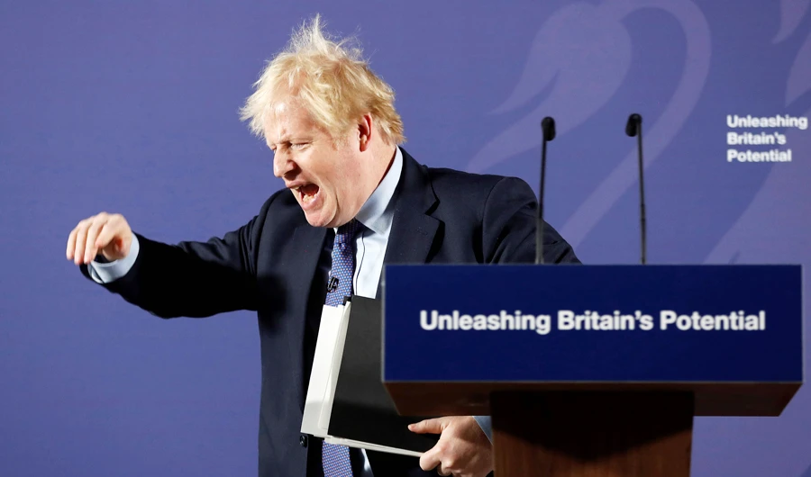 UK journalists walk out in government briefing protest