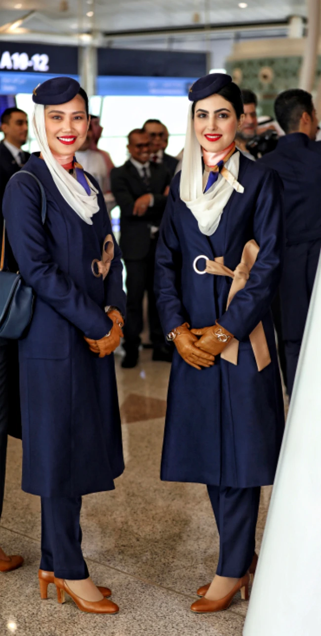 The new uniforms feature a color palette that includes shades of purple, beige, gold and royal blue.
