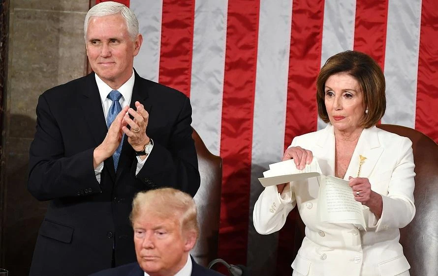 The House had impeached Trump on Pelosi’s watch. But the Senate was poised to acquit him. (File/AFP)