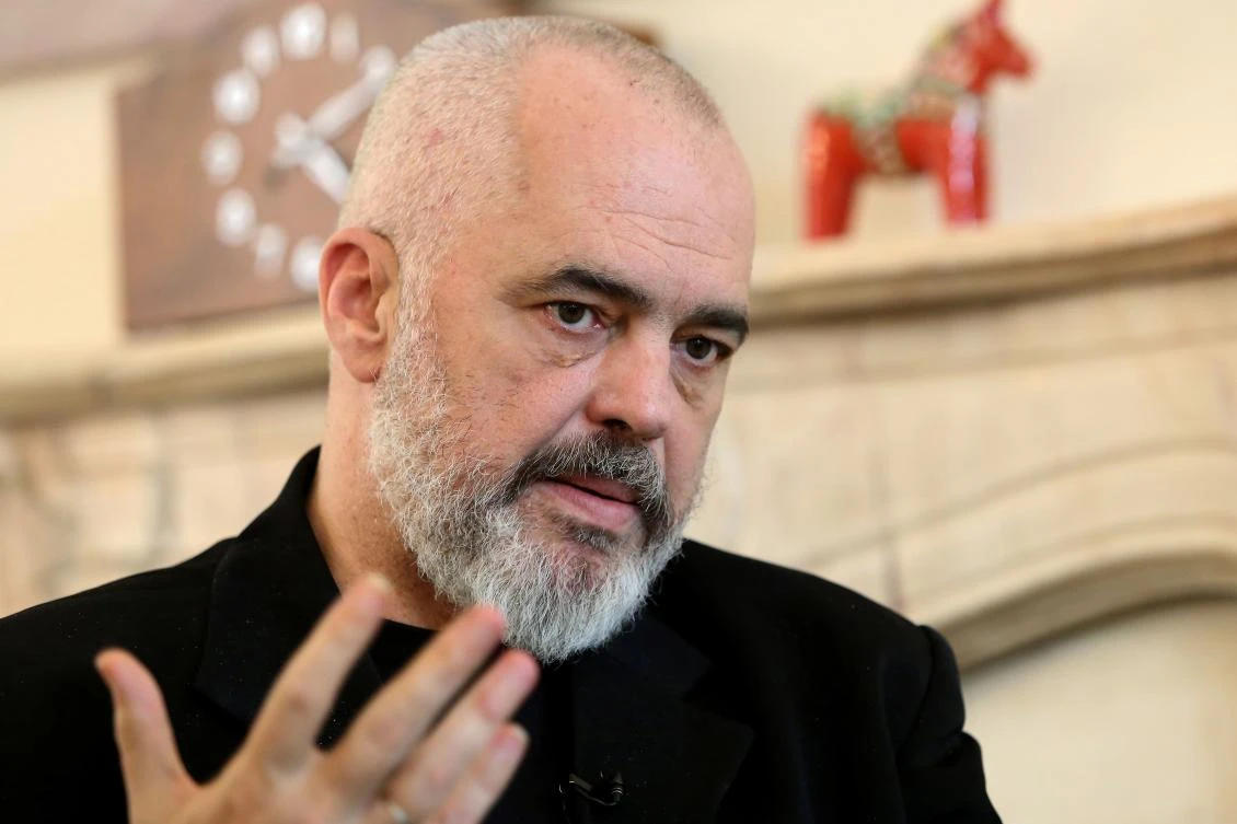 Albania’s Prime Minister Edi Rama said, ‘To say that Albanians will become Swedes, I don’t think it will happen.’ (AFP)