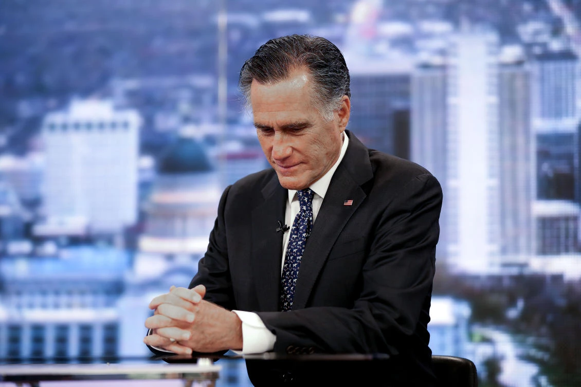 Republican veteran Romney stands alone after Trump vote