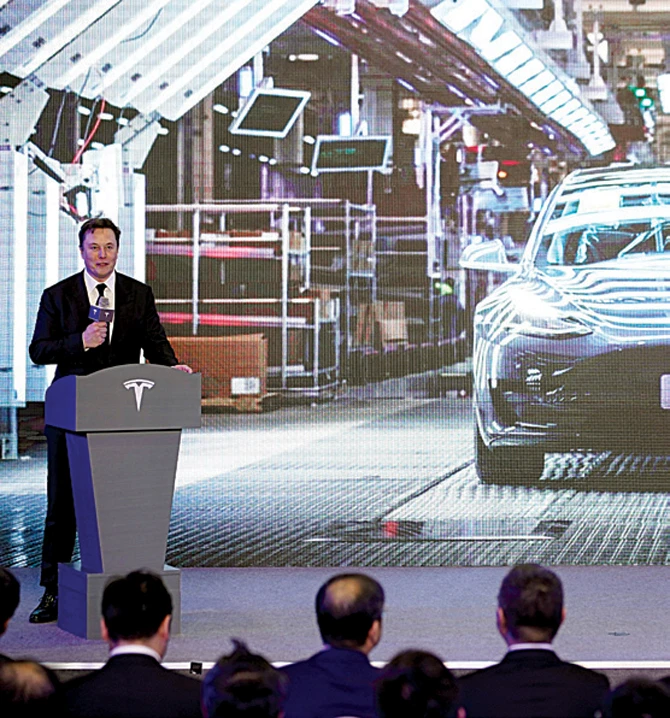 Elon Musk earned more than $1 billion from Tesla’s recent rally. (Reuters)