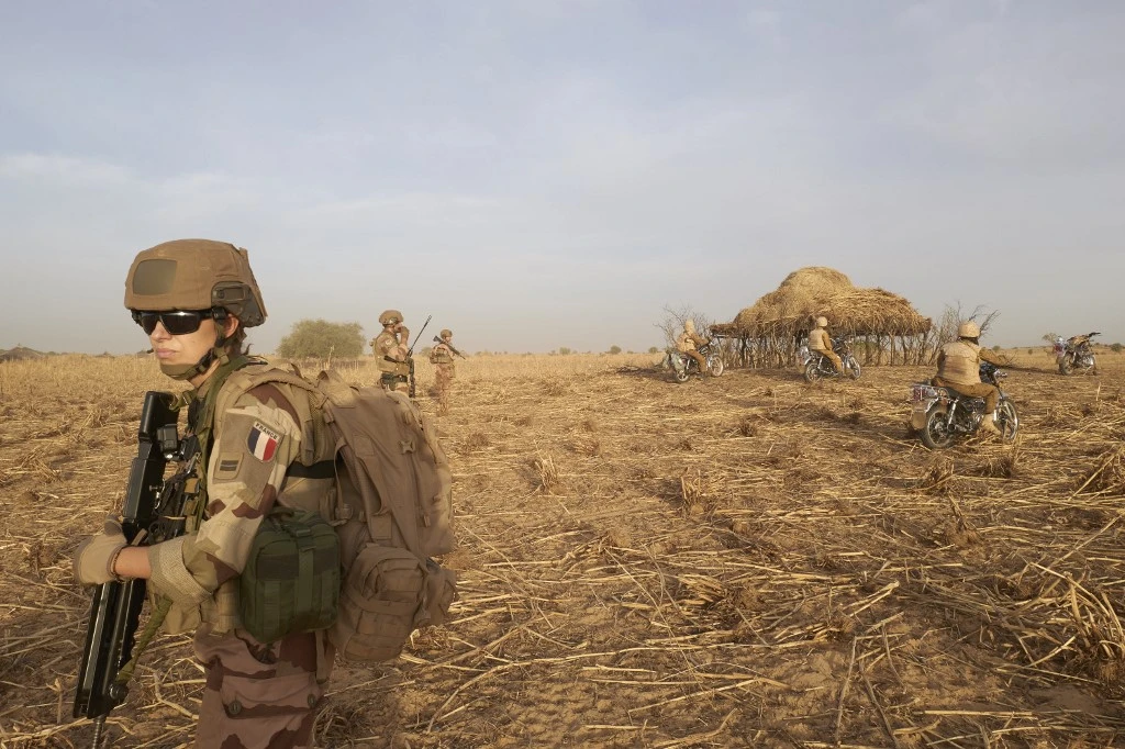 A French soldier patrols a rural area during the Barkhane operation in northern Burkina Faso. (AFP/File photo)
