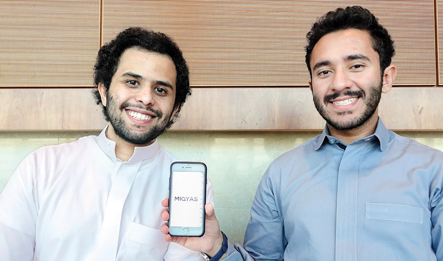 The app’s team benefited from mentorship and funding from the Taqadam program. (AN photos by Huda Bashatah)