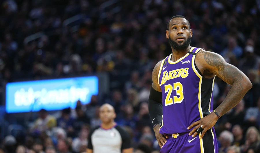 Los Angeles Lakers forward LeBron James. (Photo/USA Today)