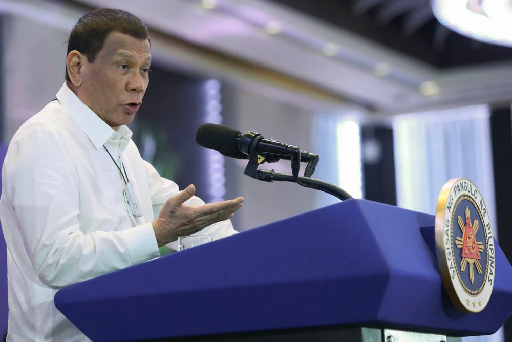 The Philippines notified the United States of its intent to terminate a major security pact allowing American forces to train in the country in the most serious threat to the countries’ treaty alliance under President Rodrigo Duterte. (AP Photo)