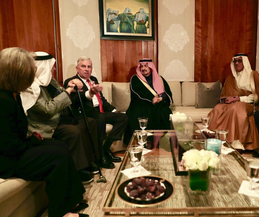 US ambassador John Abizaid attends 75th anniversary of Saudi-US ties celebration in Riyadh