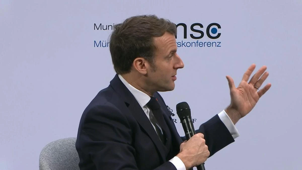 French President Emmanuel Macron warns that the West is "weakening", after US Secretary of State Mike Pompeo sought to fend off European anxiety about a decline of transatlantic unity. (AFP)