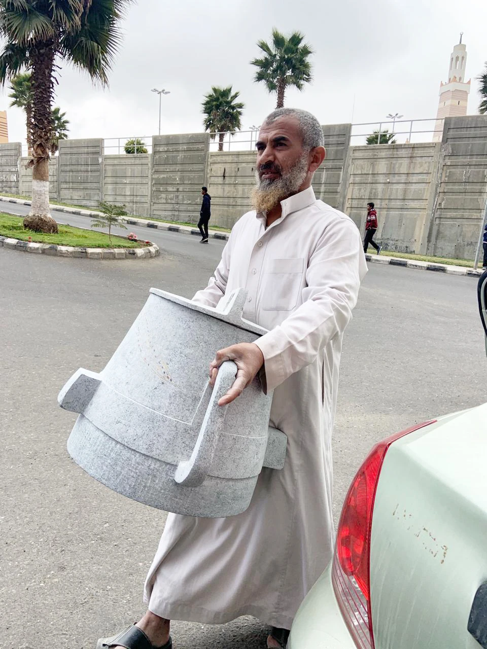 Jobran Salim at work. (Supplied)