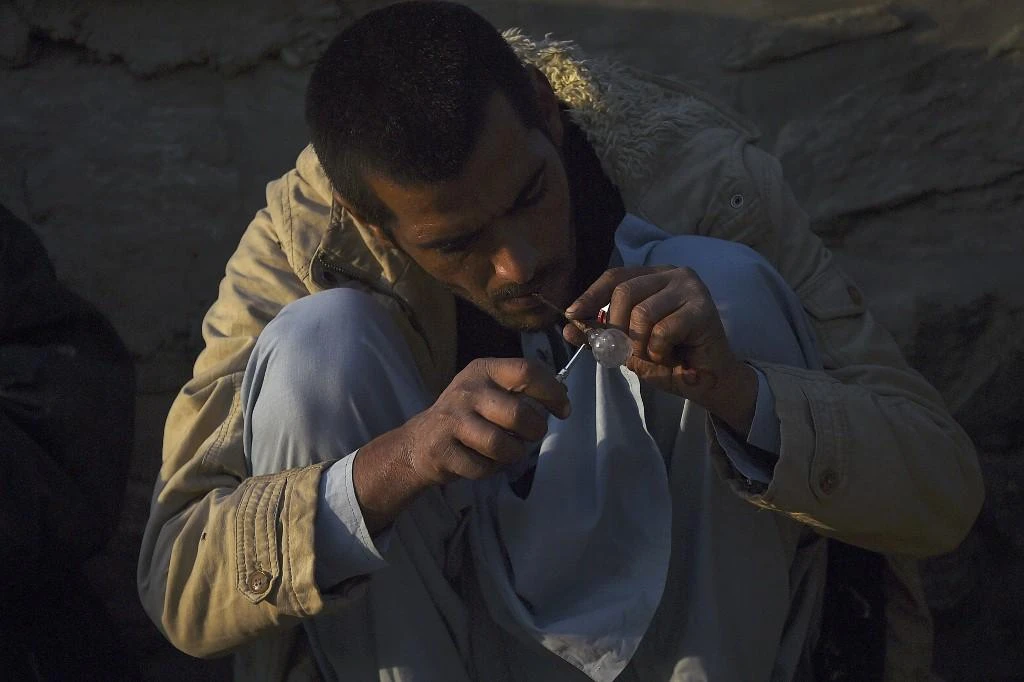 There are an estimated 2.5 million drug users in Afghanistan with most thought to addicted to heroin. (AFP)