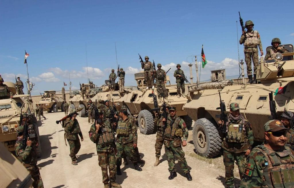 Afghan security forces maneuver during operations against Taliban insurgents in Kunduz province in this 2015 file photo. (AFP)
