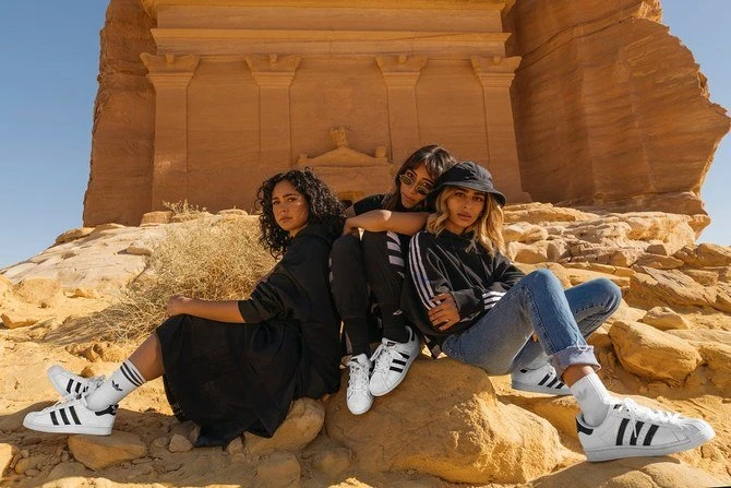Adidas Originals decided to shoot its latest “Change is a Team Sport” campaign in Saudi Arabia. (Supplied)
