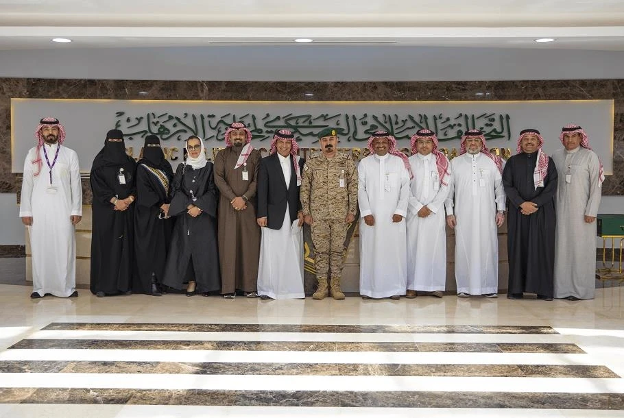 The Secretary-General of the Islamic Military Counter Terrorism Coalition (IMCTC) Maj. Gen. Mohammed bin Saeed Al-Moghedi discussed the alliance’s strategy in fighting global terrorism in a meeting with Saudi media professionals on Tuesday. (IMCTC)