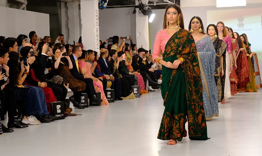 Spectacular sarees steal limelight at LFW’s India Day showing