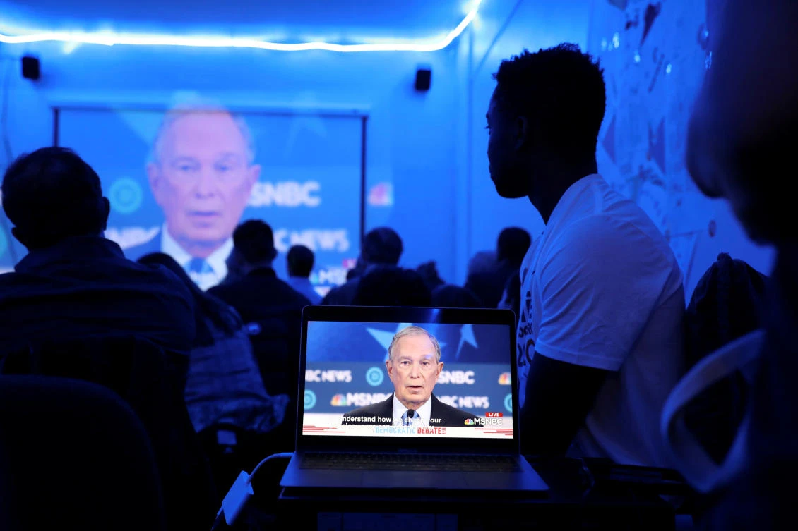 Michael Bloomberg has risen to No. 2 among Democrats behind Bernie Sanders, according to a Reuters/Ipsos national poll. (Reuters)