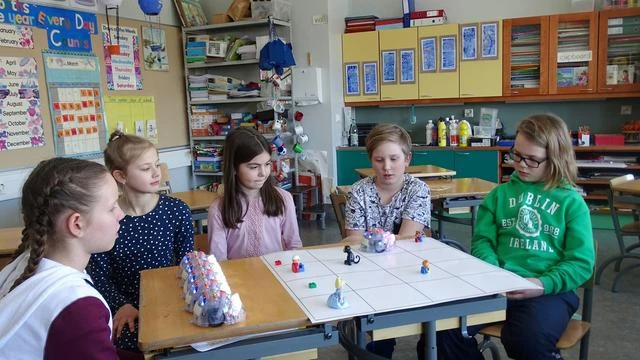 Children learning through play at the school in Tampere, Finland. (Reuters)