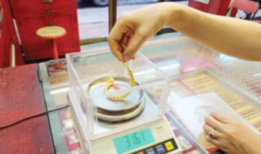 Local gold markets have seen stagnation in recent times, because of the increasing price of gold on international stock markets. (Photo/Shutterstock)