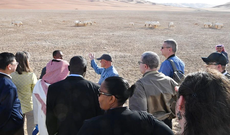 Foreign missions in Saudi Arabia visit Shaybah oil field