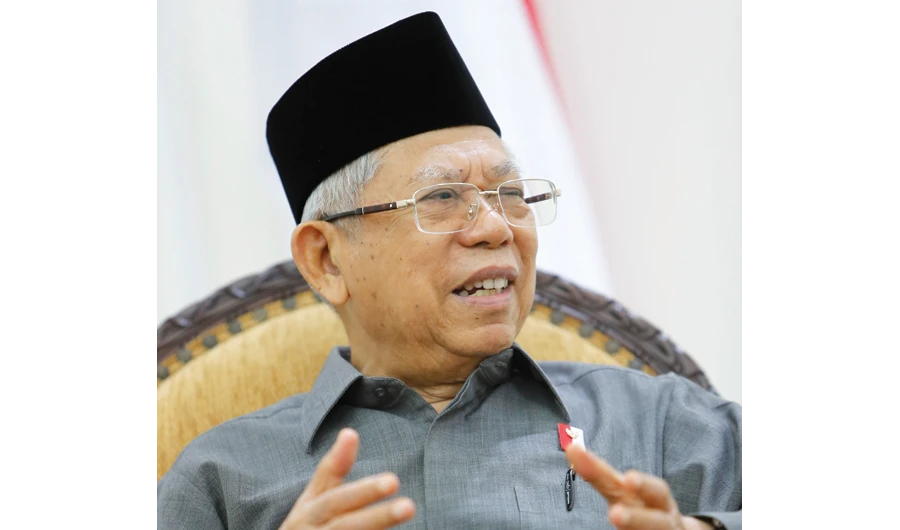 Indonesia’s Vice President Ma’ruf Amin says the government is on a quest to stop the spread of radicalism. (AN photo by Yudhi Sukma Wijaya)