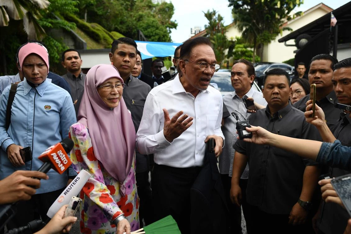 The premiership has eluded Anwar Ibrahim, who teamed up with his former nemesis Mahathir Mohamad ahead of the 2018 elections to oust the government of Najib Razak. (AFP)
