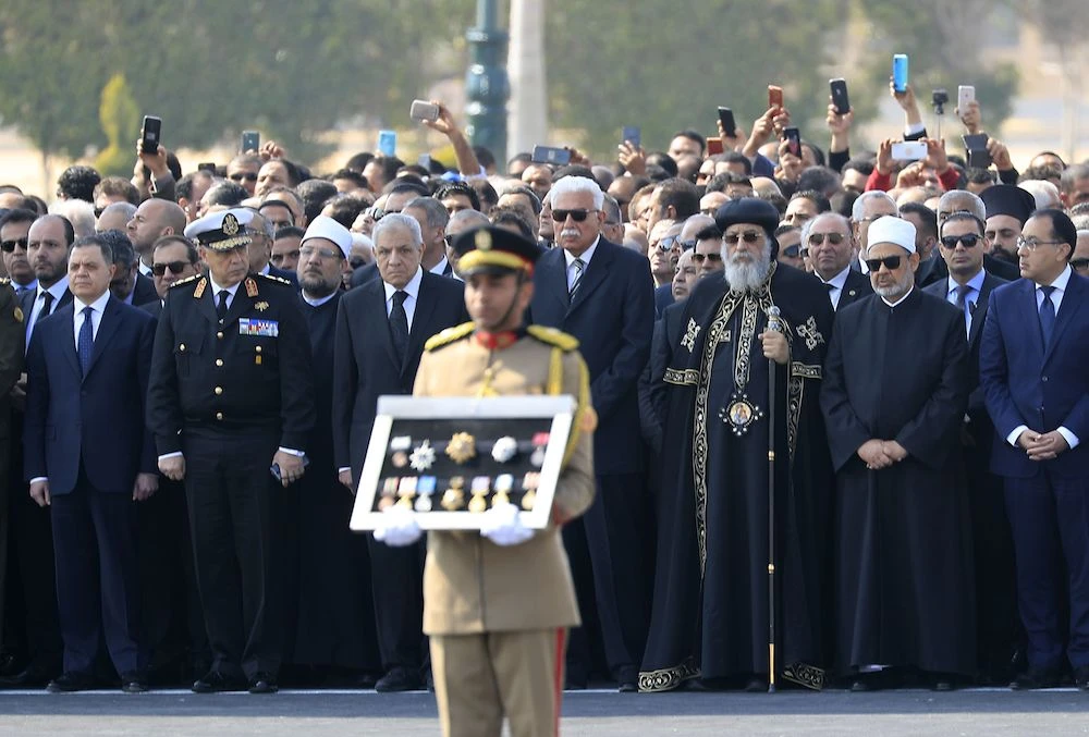 Egypt holds full-honors military funeral for Hosni Mubarak