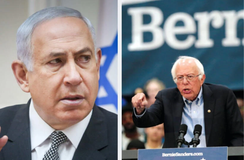 Bernie Sanders has been critical of Benjamin Netanyahu’s policy toward Palestinians. (Reuters)