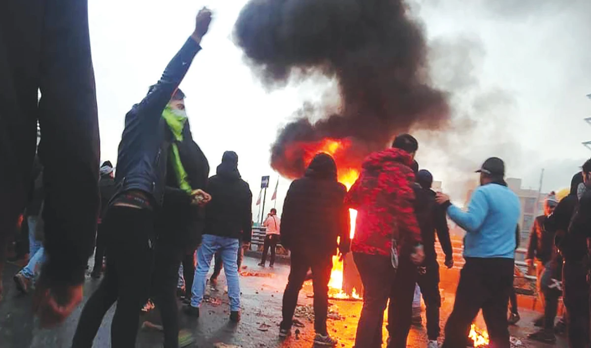 Demonstrations and protest rallies across Iran started in November after a hike in gas prices but grew to challenge an oppressive regime. (AFP)
