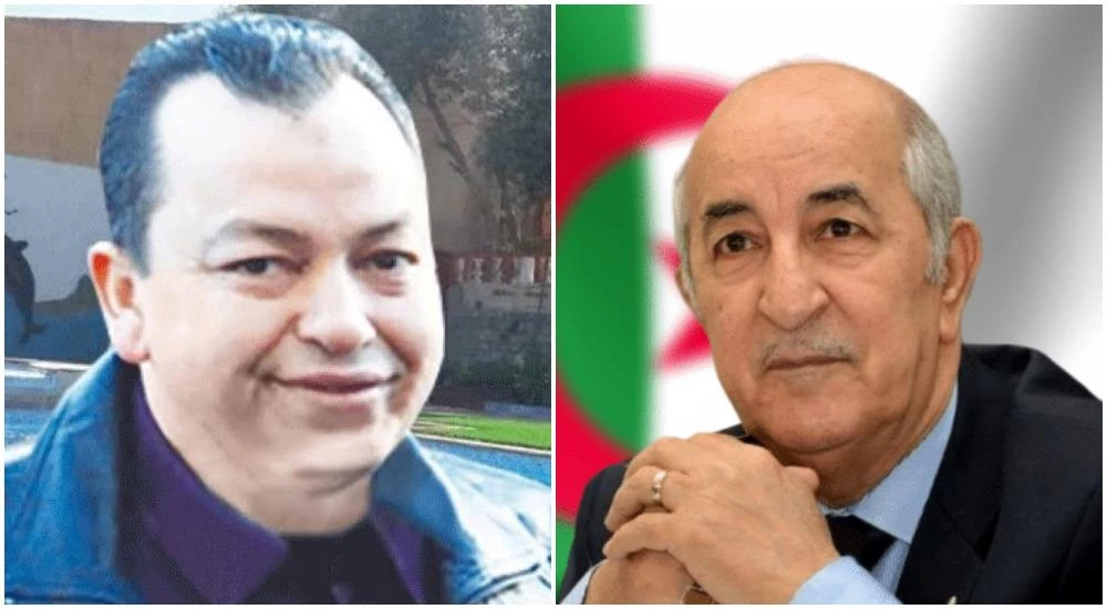 Khaled Tebboune, son of president Abdelmadjid Tebboune (R) had been in pre-trial detention since June 2018 in connection with alleged corruption. The principal accused, Kamel Chikhi (L), was sentenced to eight years in prison. (Twitter)