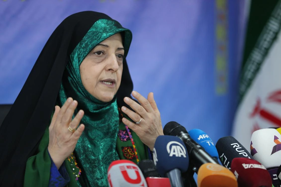 Vice President of Iran for Women and Family Affairs, Massoumeh Ebtekar, has become the latest top official to be infected with coronavirus. (AFP/File))