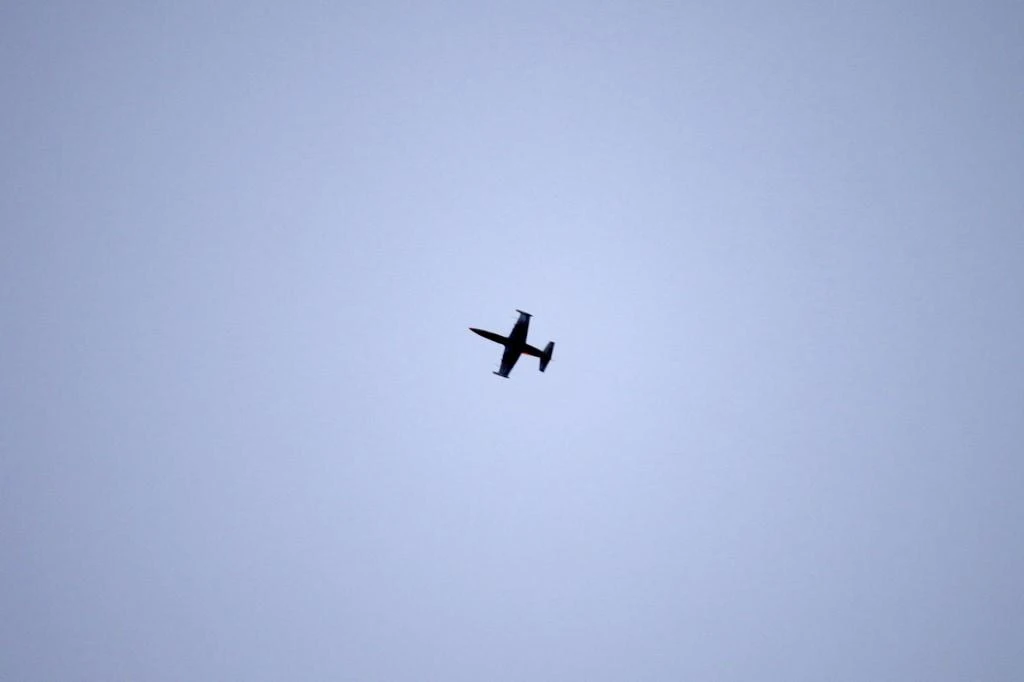 A Turkish fighter jet downed a Syrian regime warplane over the northwestern Idlib province. (AFP)