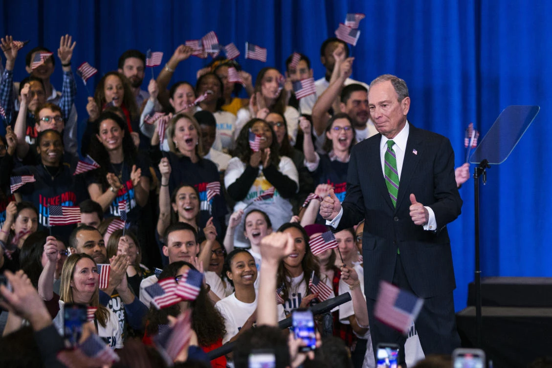 Biden surges past Sanders in Democratic race as Bloomberg exits