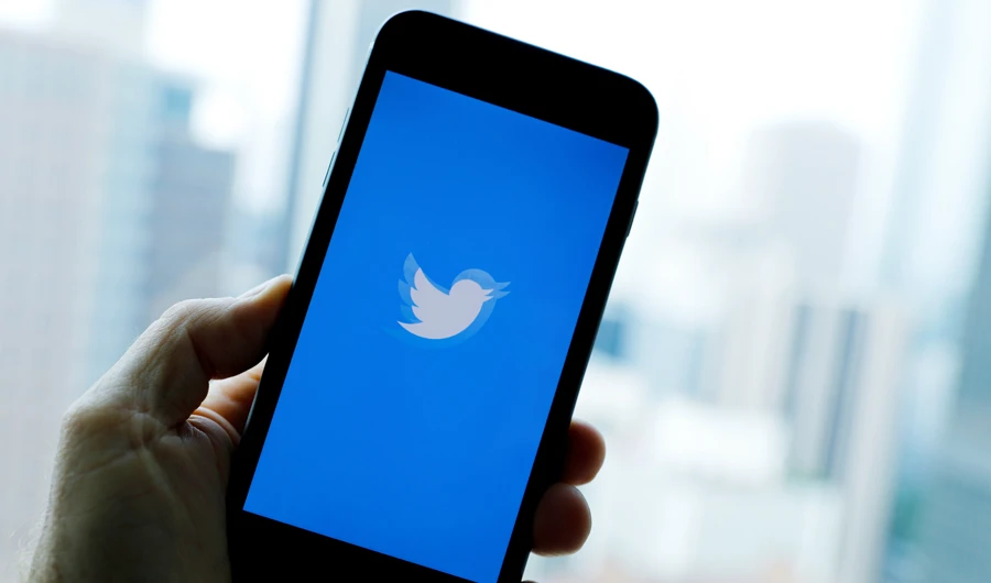 The Twitter App loads on an iPhone in this illustration photograph taken in Los Angeles, California, U.S., July 22, 2019. (REUTERS)