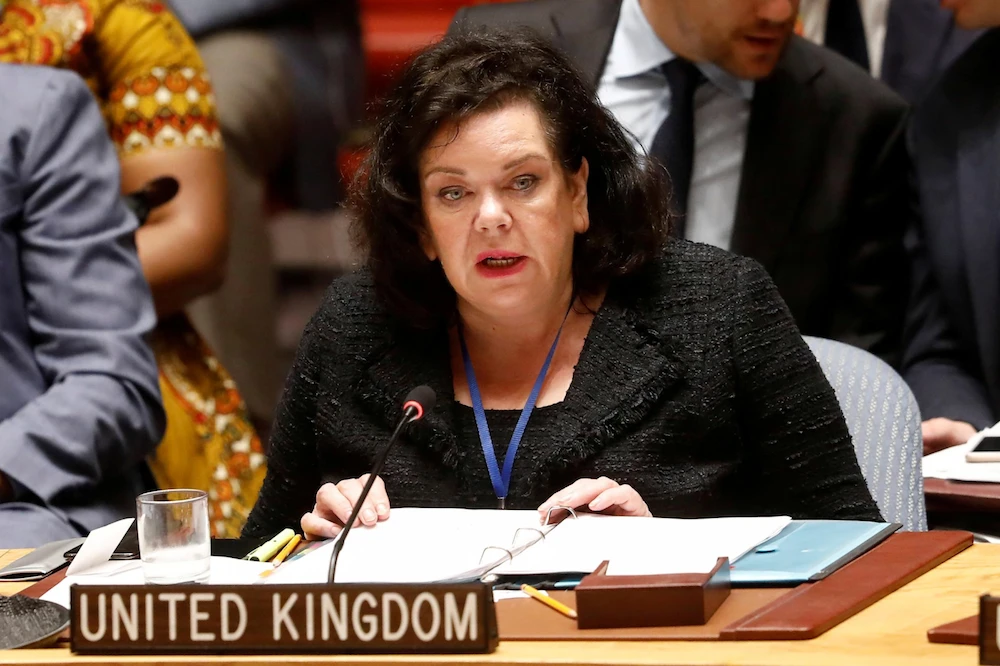 In a letter to UN aid chief Mark Lowcock, seen by Reuters on Friday, British UN Ambassador Karen Pierce also asked for information on aid deliveries. (Reuters/File Photo)