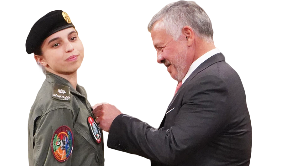 A role model for aspiring female Arab fighter pilots