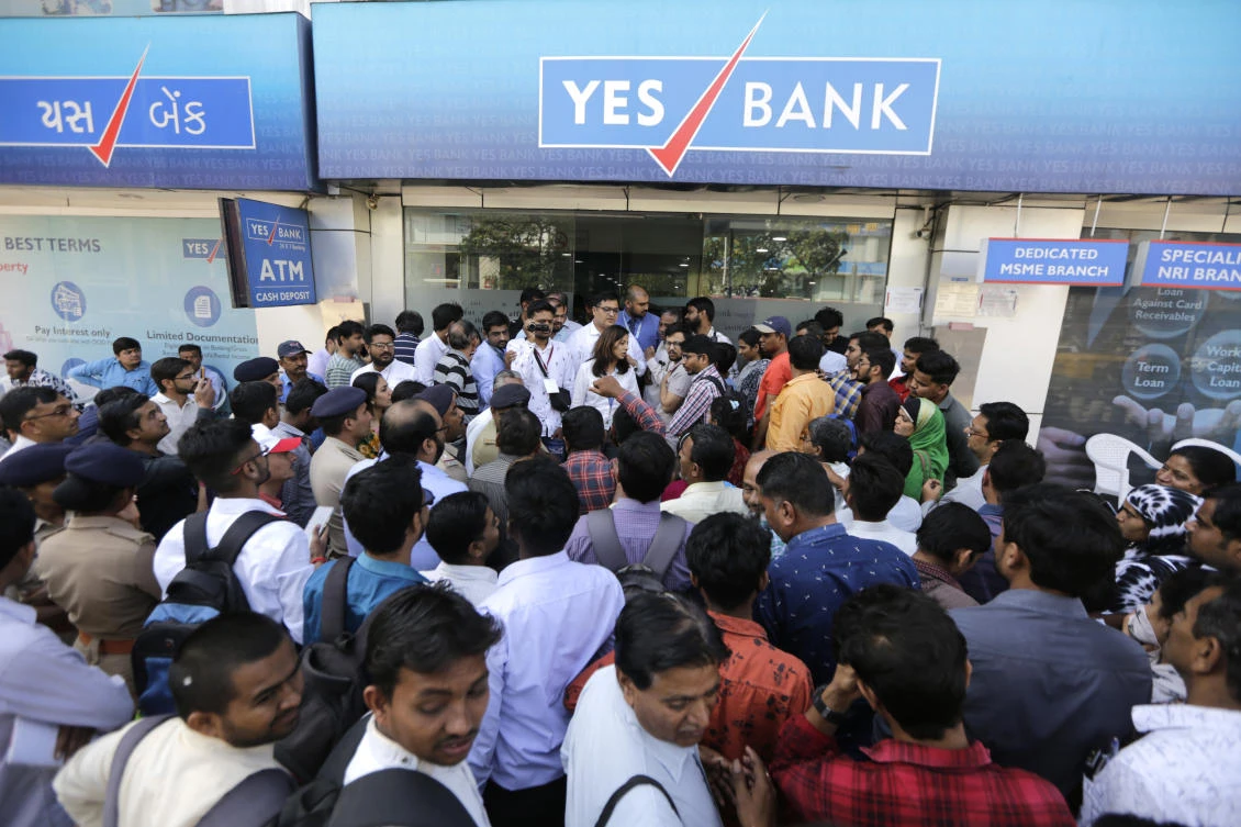 India’s Yes Bank had struggled for months to raise the capital it needs to stay above regulatory requirements, without any success. (AP)