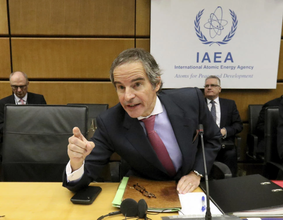 Rafael Grossi, the new chief of the International Atomic Energy Agency, said Tehran had failed to engage ‘in substantive discussions’ to clarify the agency’s questions. (AP)