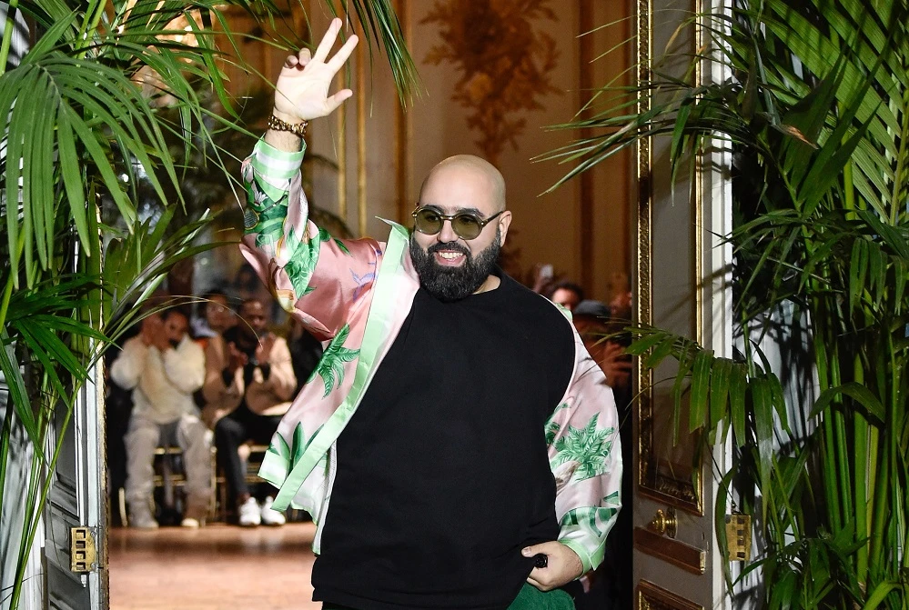 French-Moroccan designer Charaf Tajer has been selected as one of seven finalists for the 2020 LVMH Prize. (Getty)