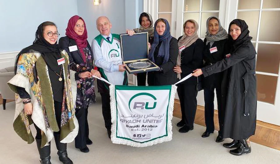 The Saudi delegation attended workshops and lectures on sports. (Supplied)