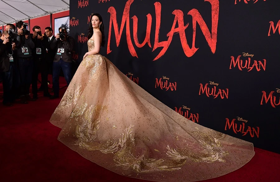 ‘Mulan’ star Liu Yifei has a real-life princess moment in Elie Saab