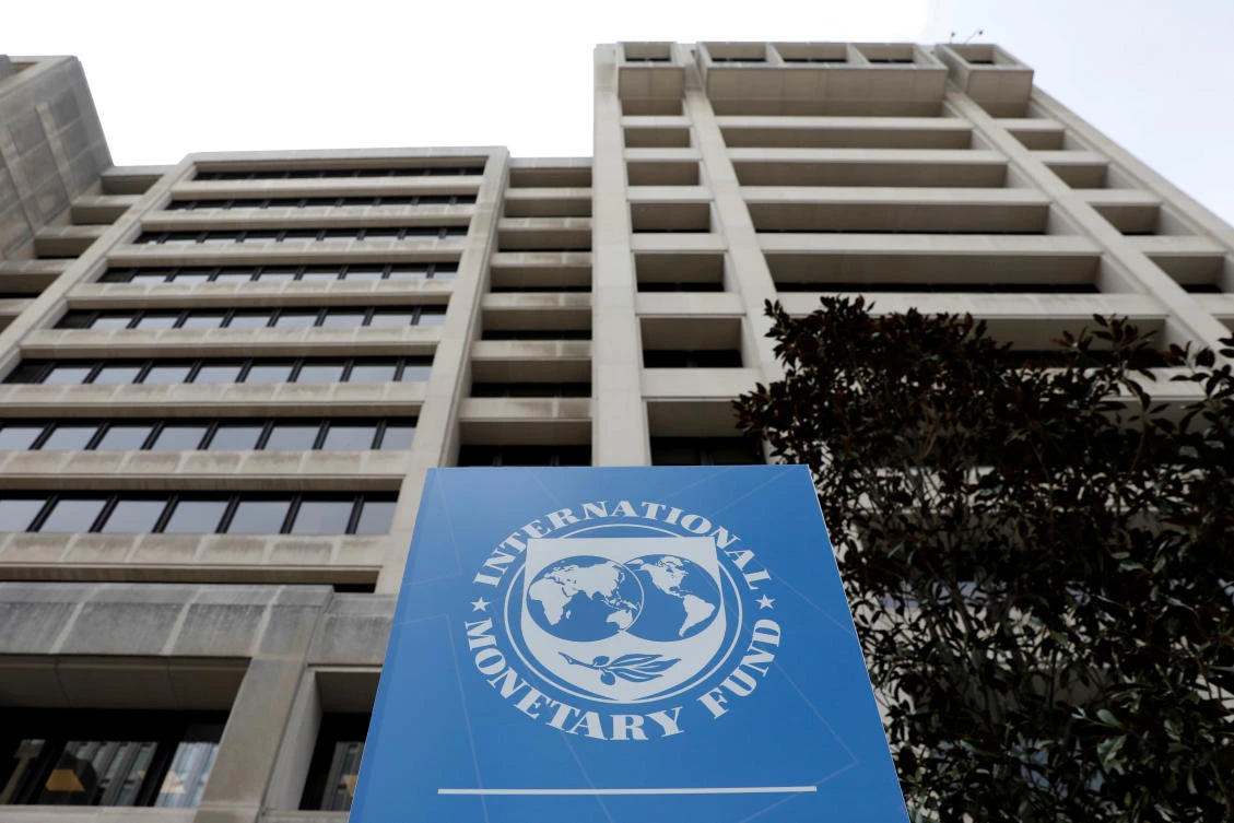 The International Monetary Fund (IMF) headquarters building is seen ahead of the IMF/World Bank spring meetings in Washington, US, April 8, 2019. (Reuters)