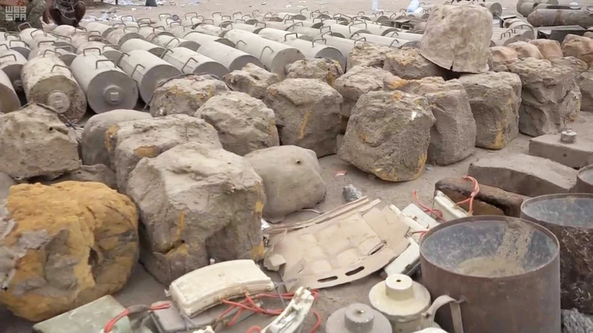 Saudi project clears 148,427 mines planted by Houthis in Yemen