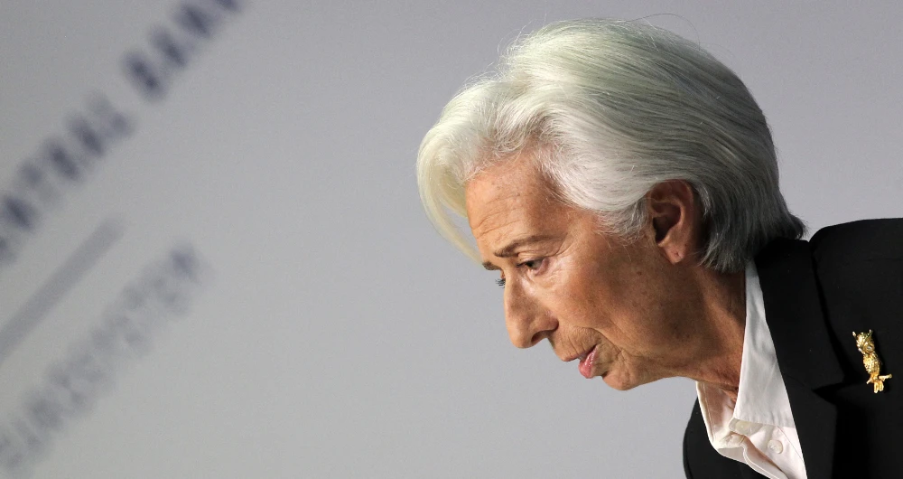 European Central Bank President Christine Lagarde. (AFP)