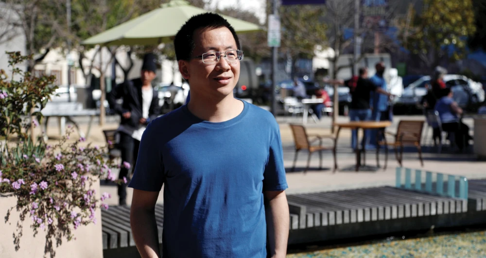 Zhang Yiming, founder of ByteDance, says in a letter to employees he will focus on global expansion and fresh initiatives such as education. (Reuters)