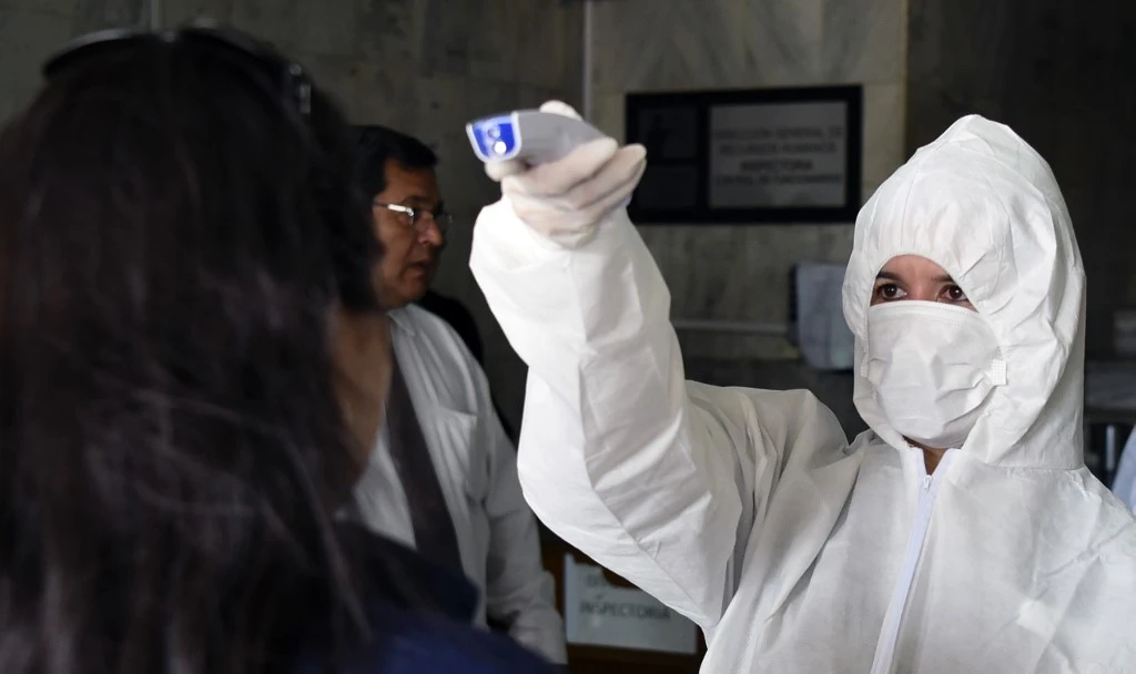 An Uzbek citizen has tested positive for coronavirus after returning from France. (File/AFP)