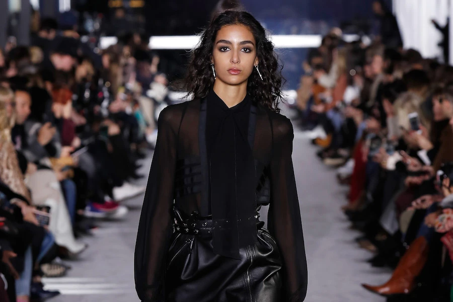 Part-Moroccan model Nora Attal just landed her first American Vogue cover. (File/AFP)